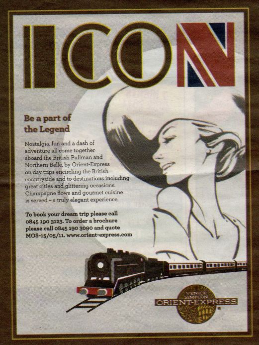 Modern Poster for the orient express