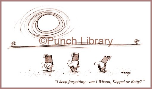 Wilson Keppel and Betty Punch Cartoon