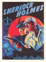 An action shot of Basil Rathbone and Leading Lady Poster