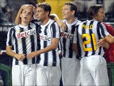 NCFC picture featuring 4 Juventus Players