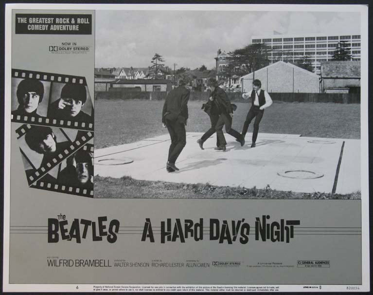 Beatles - Hard days Night Film Poster