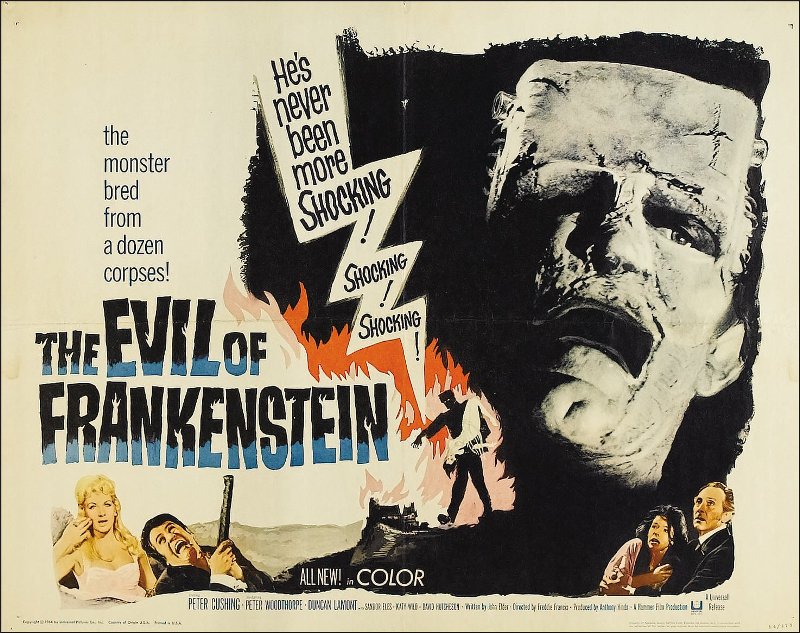 The Evil of Frankenstein Film Poster