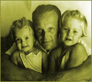 Barbara with her father and sister