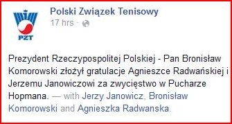 Provenance of letter from President of Poland