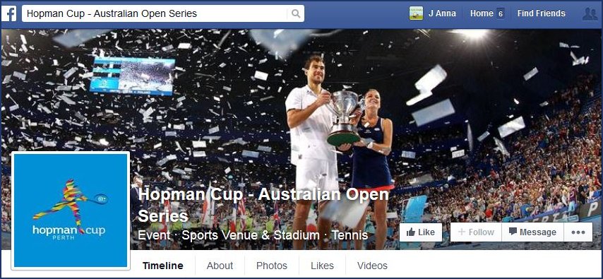 Hopman Cup Fb page