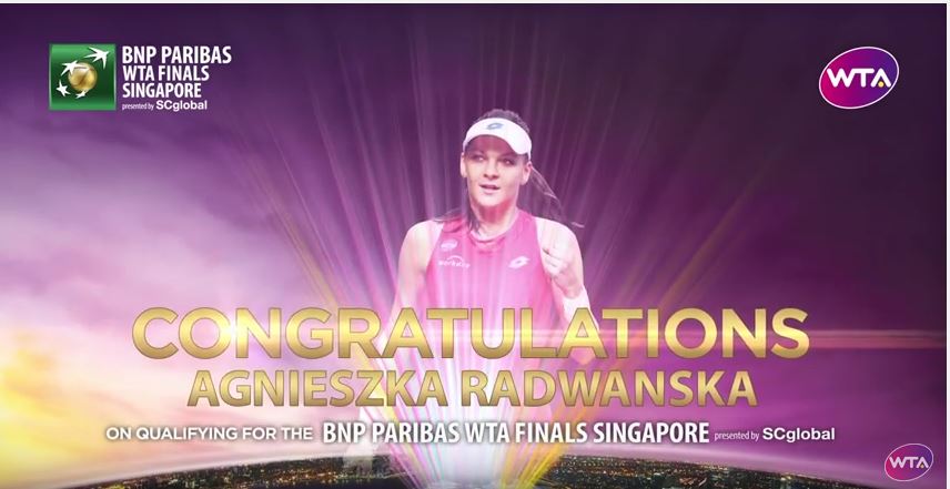 Aga Radwanska reaches Singapore Finals 2015