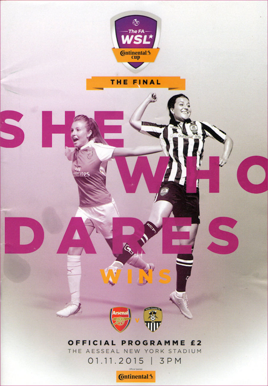 NCFC Wmbley Programme Front