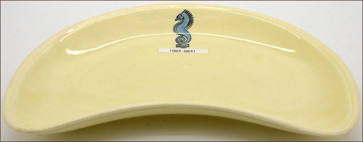 Cauldon sideplate with seahorse design