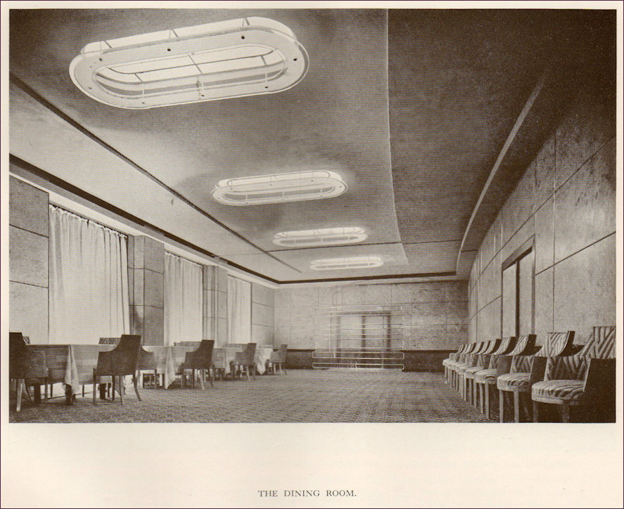Midland Hotel Dining Area 1933