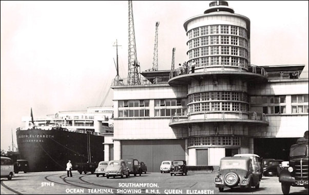 Ocean Terminal Southampton - front and ship