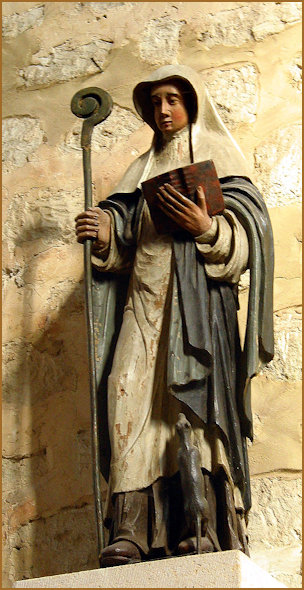 Statue of St. Gertrude in Nivelles