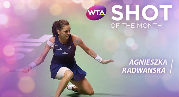 WTA SHot of the month October 2015 awarded to Aga
