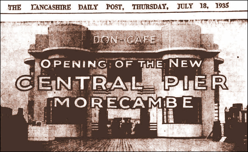 Opening of Don Cafe and Central Pier 1935