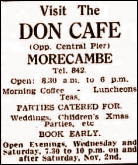 Don Cafe ad in 1946