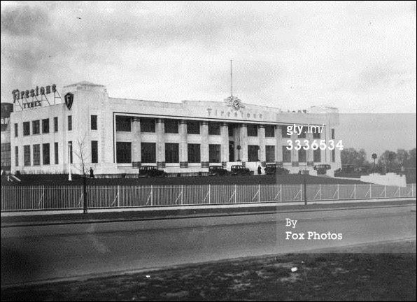 Early image of the Firestone factory