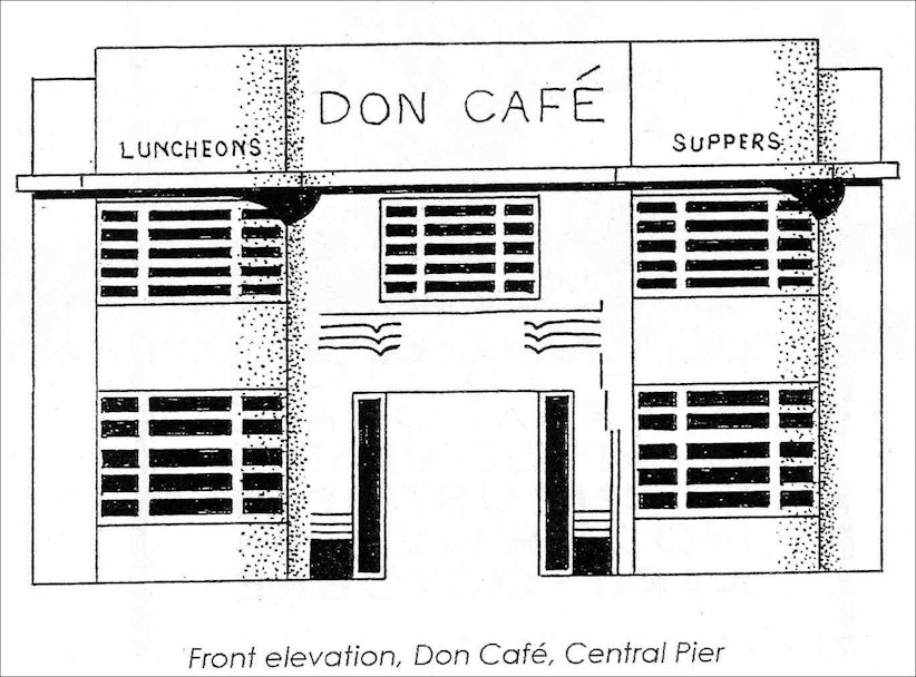 Elevation of the Don Cafe