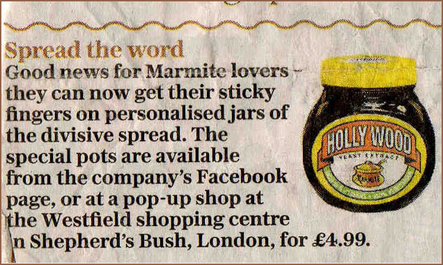 Marmite advertising personalisation