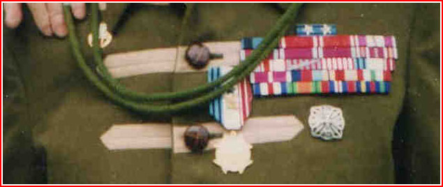 My father's Medal ribbons