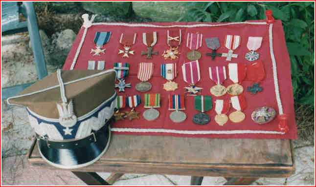 Fathers War and after medals