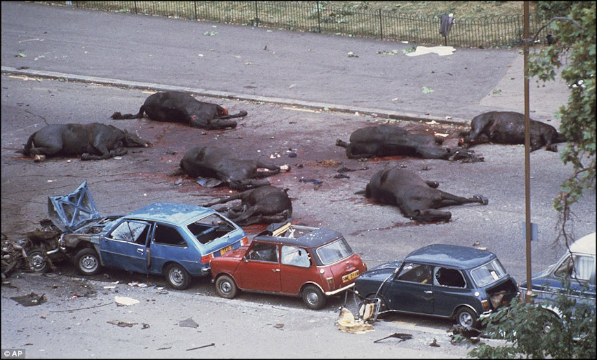 Seven horses killed by 1982 IRA bombing