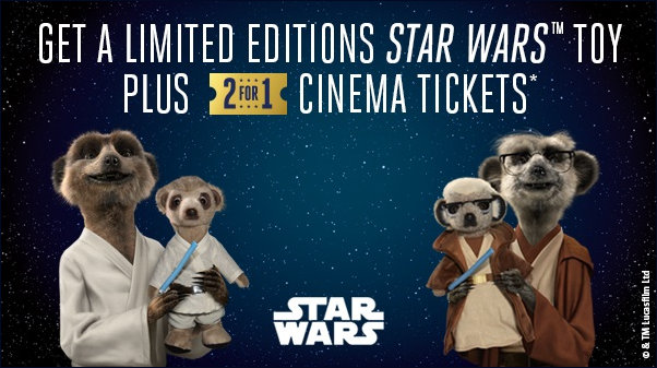 Star Wars Film Poster featuring the Meerkats