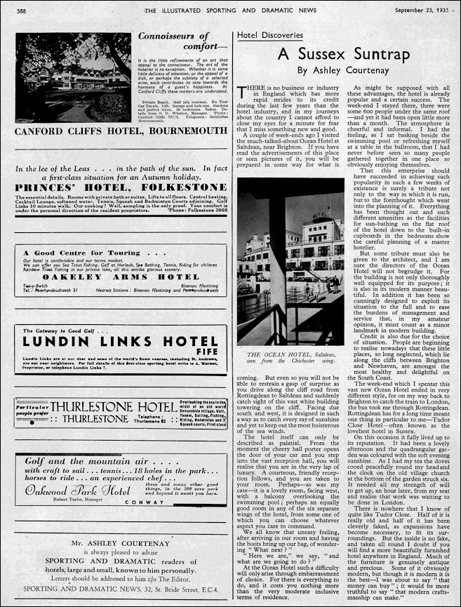 Illustrated Sports and DXrama News 23rd Sept 1938