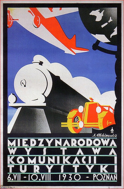 Poster for Travel Exhibition in Poznan 1930