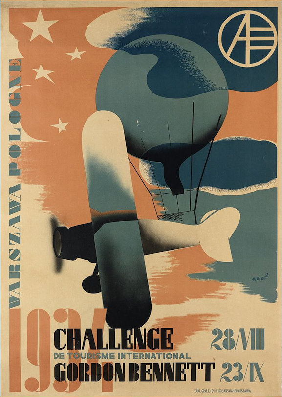 Gronowski Air Travel Poster 1934