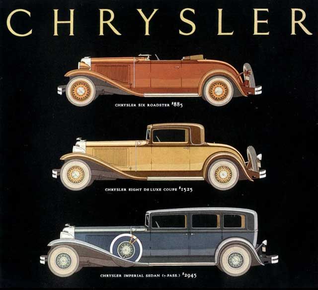 The Chrysler Stable of the 1930s