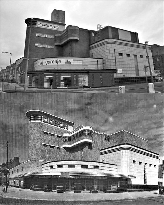 Morecambe Odeon then and now