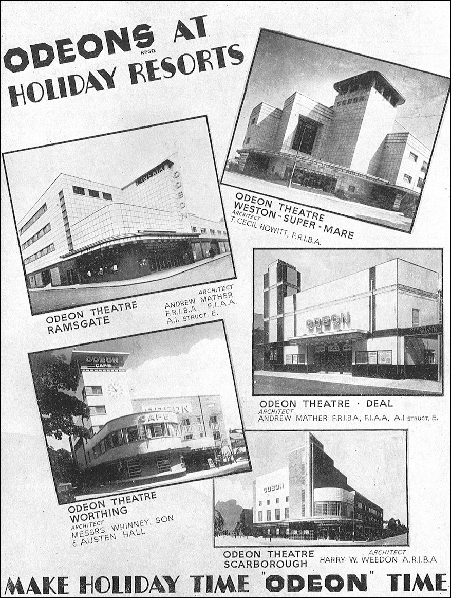 Art Deco Cinemas at the Seaside 1937