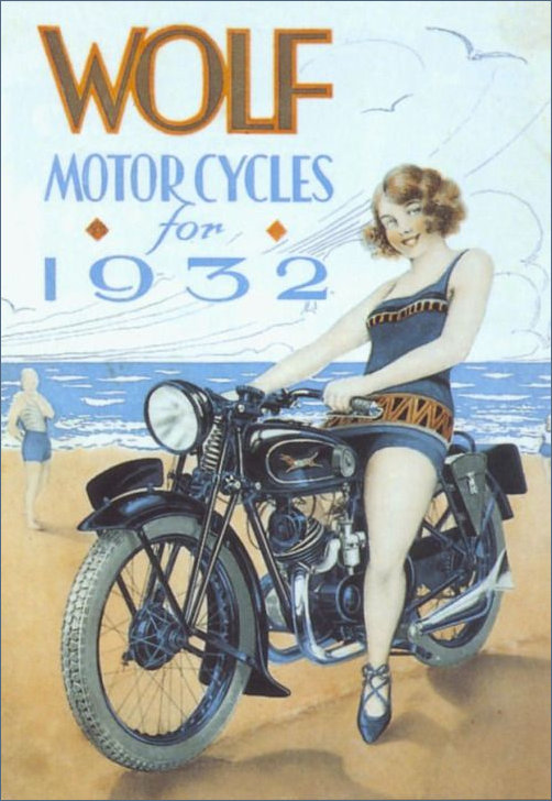 Wolf Motorcycles 1932 Ad
