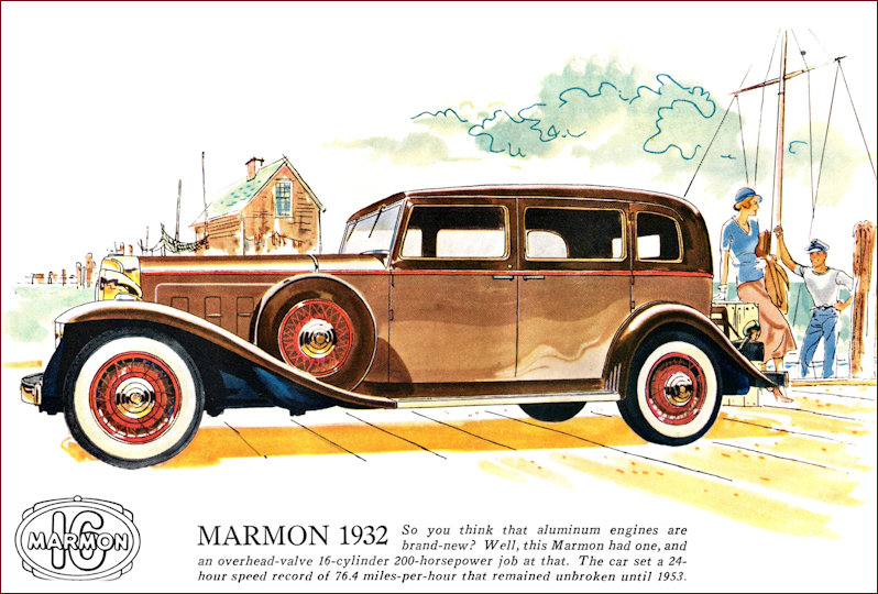 Advertisement for the Marmon 16