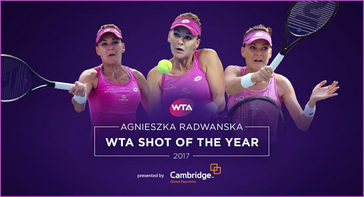 Official WTA image of the 5 times in a row phenomenon