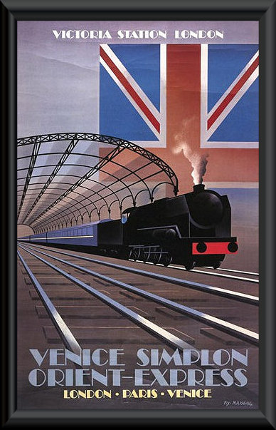 1981 Poster for the revitalised Orient Express