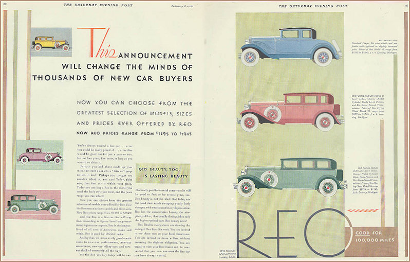 The Reo Royale Advertisement