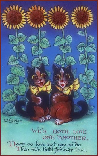 Romantic Cats by Louis Wain