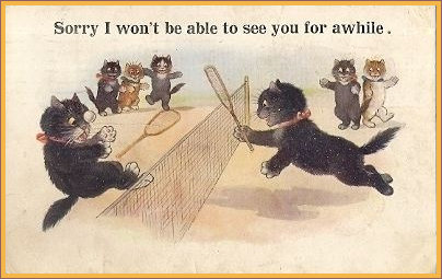 Cats at play dated 1923