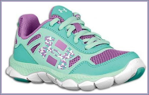 Purple and Green Trainers