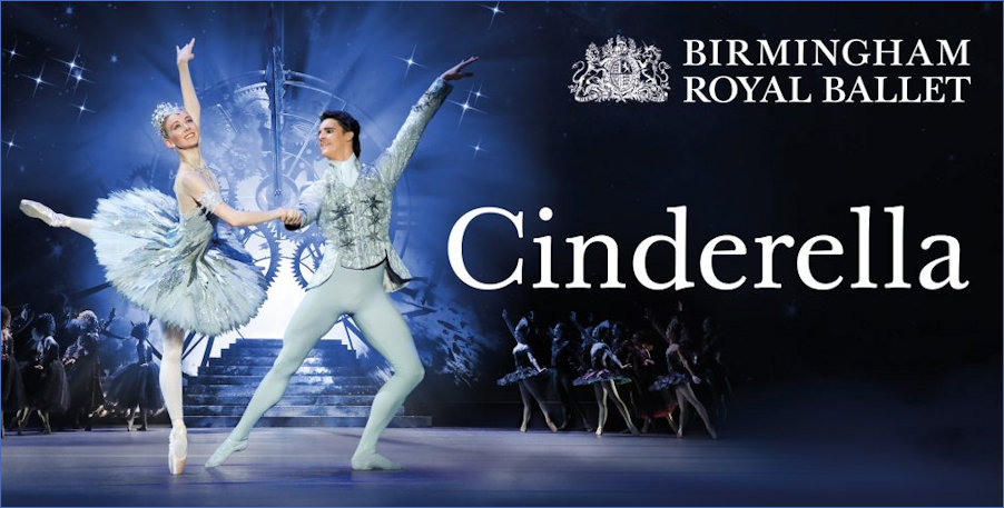 Poster for the Birmingham Royal Ballet Production of Cinderella