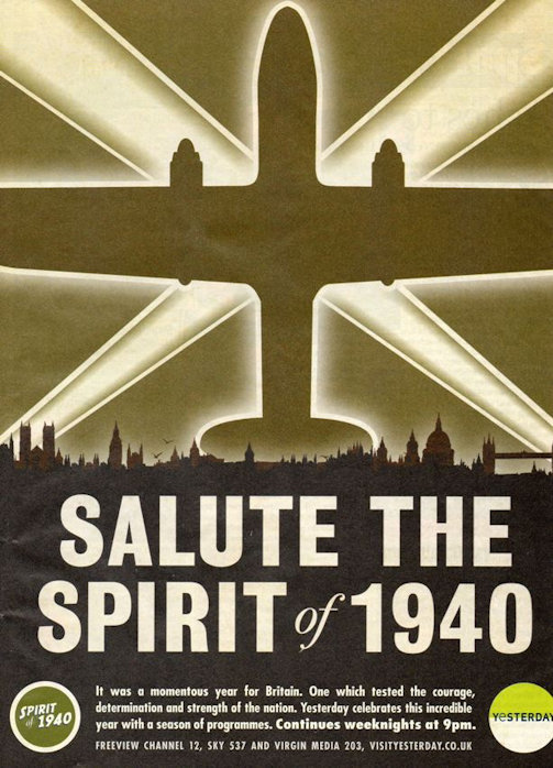 Advert for the Spirit of 1940