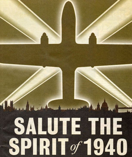 Advert for the Spirit of 1940 no advertising