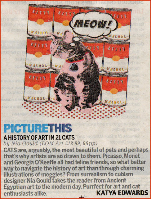 A History of Art in 21 Cats an illustrated guide 