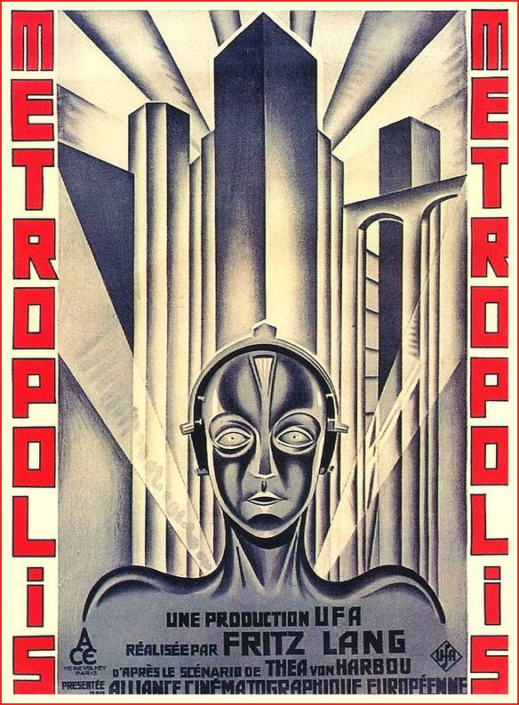 1927 Film poster Fritz Langs Metropolis