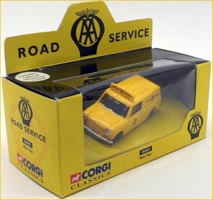 Corgi AA Van and packaging