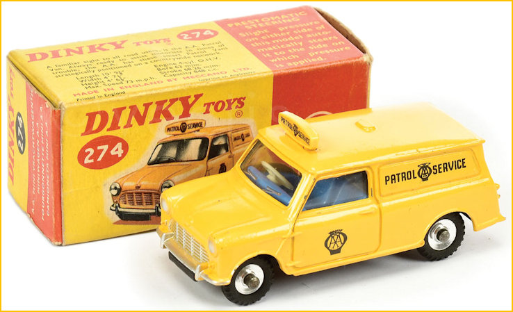 Dinky version of the AA Van