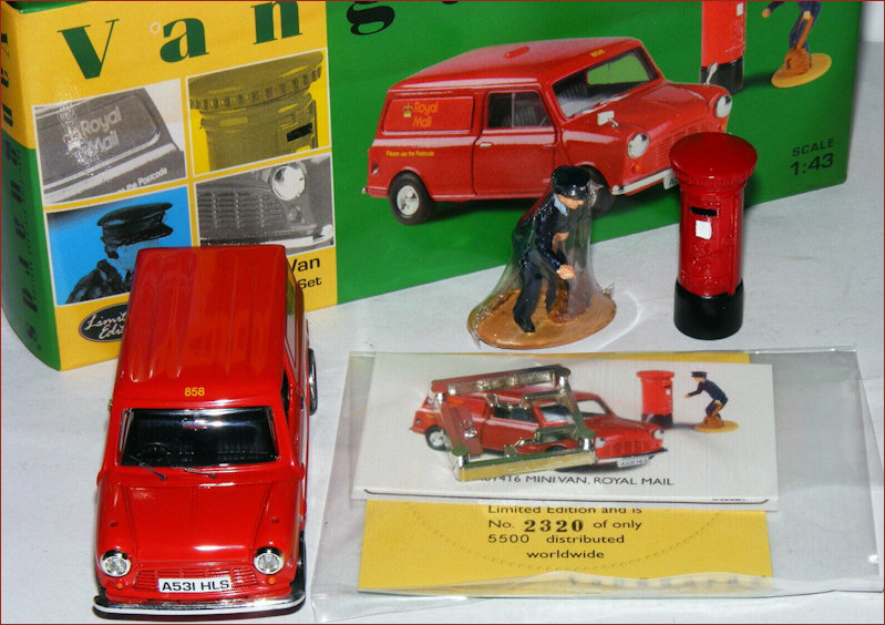 Vanguards also produced a variation of the Royal Mail minivan in their 'Royal Mail Set'