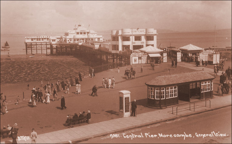 Don Cafe and  Central Pier Morecambe