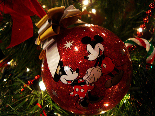 Micky and Minnie Christmas Bauble