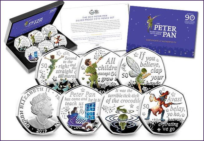 Peter Pan Coin Set